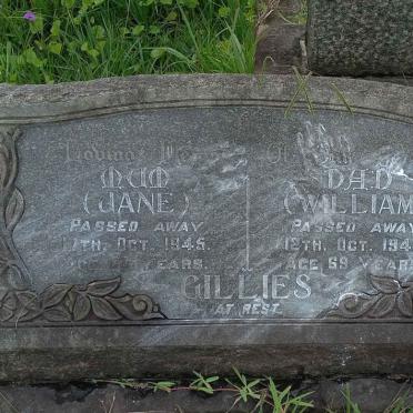 GILLIES William -1946 & Jane -1945