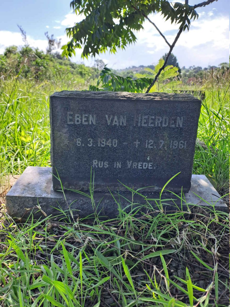 HEERDEN Eben, van 1940-1961