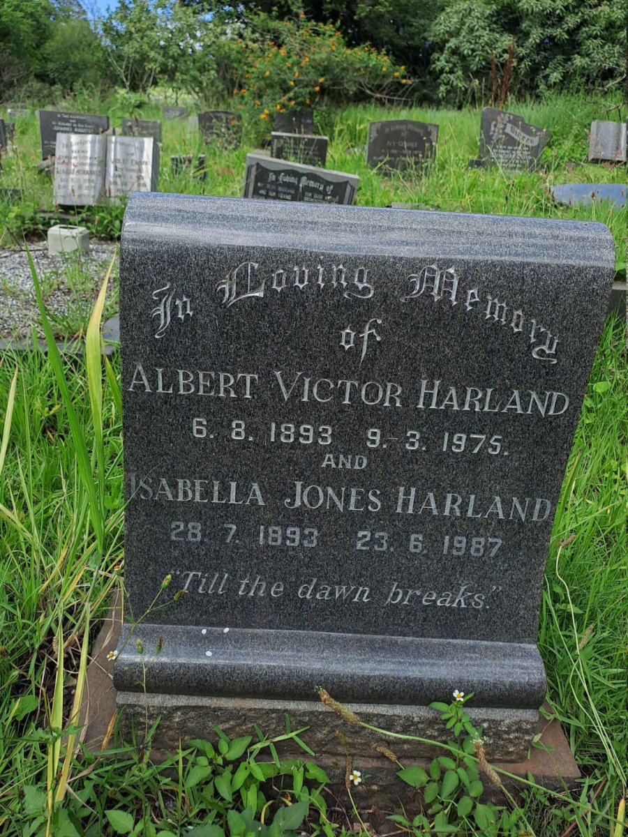 HARLAND Albert Victor 1893-1975 & Isabella Jones 1893-1987