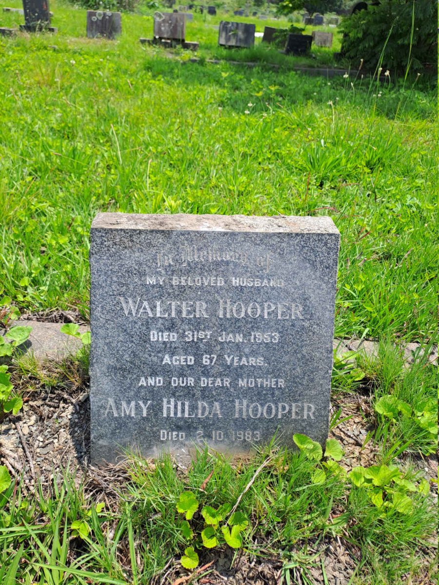 HOOPER Walter -1953 & Amy Hilda -1983