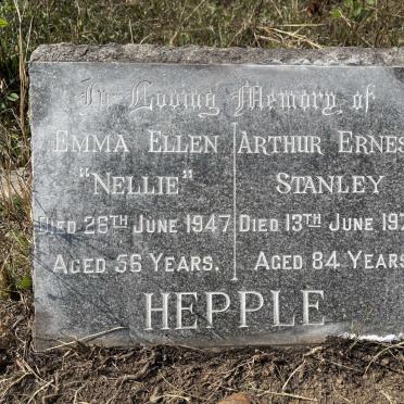 HEPPLE Arthur Ernest  Stanley -1975 & Emma Ellen -1947