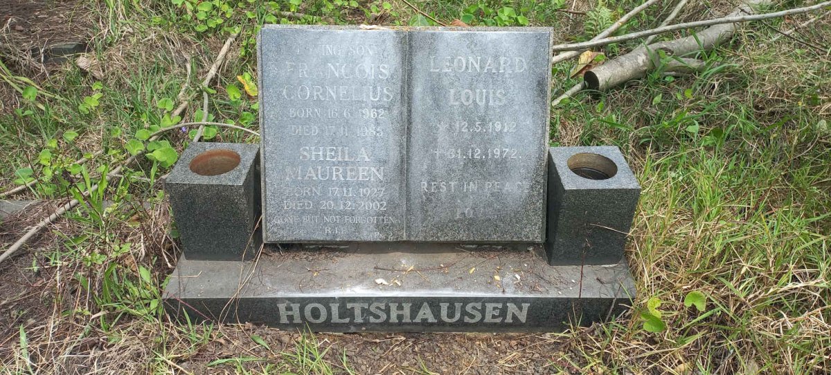 HOLTSHAUSEN Leonard Louis 1912-1972 & Sheila Maureen 1927-2002 :: HOLTSHAUSEN Francois Cornelius 1962-1985  
