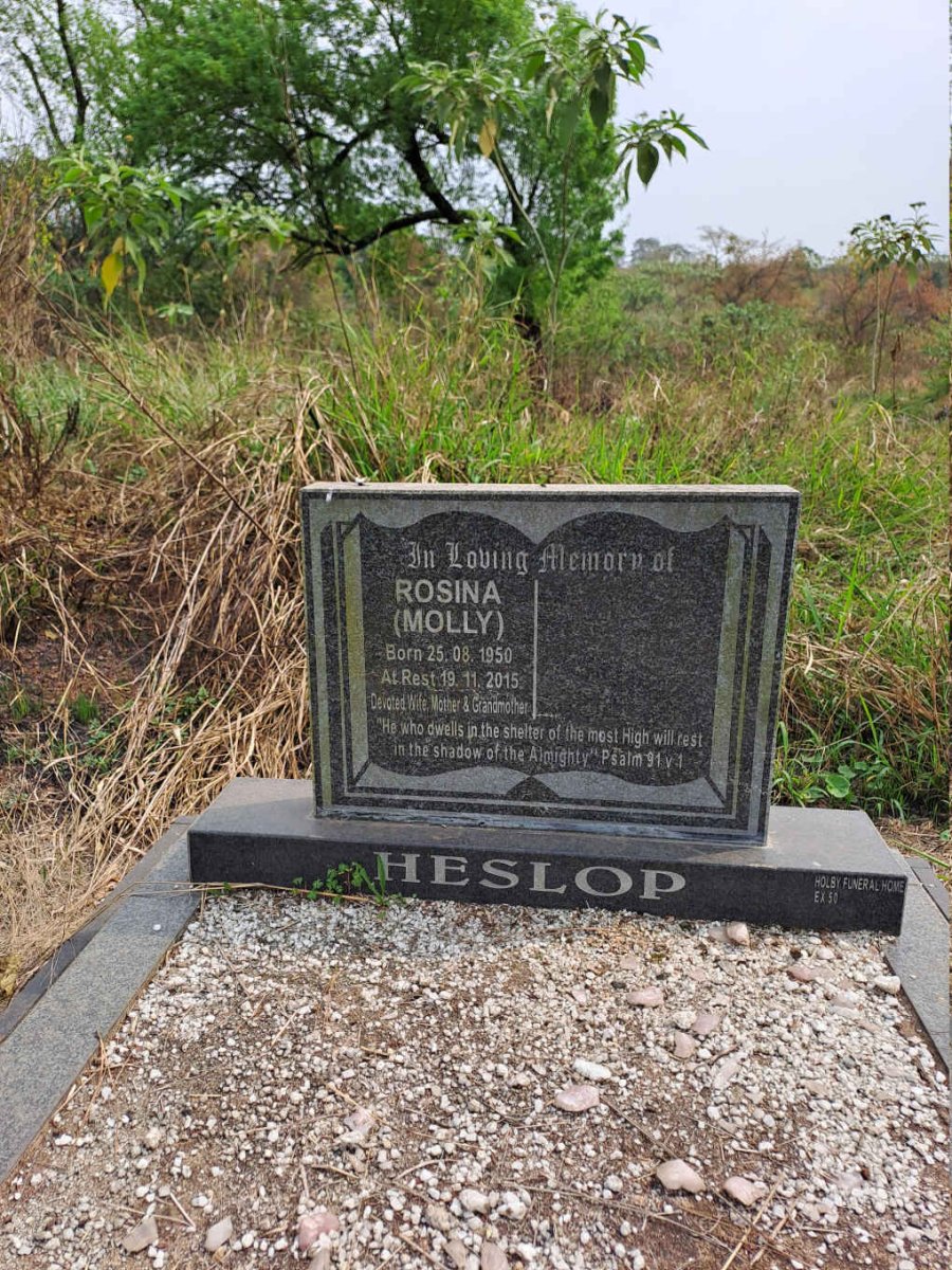 HESLOP Rosina 1950-2015