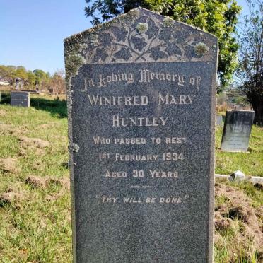 HUNTLEY Winifred Mary -1934