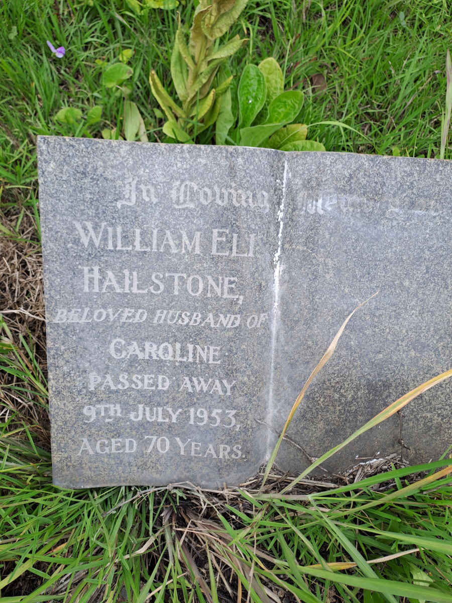 HAILSTONE William Eli -1953
