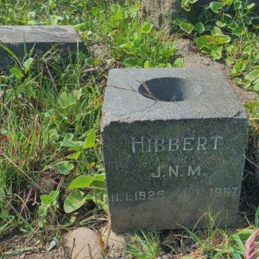 HIBBERT J.N.M. 1925-1967
