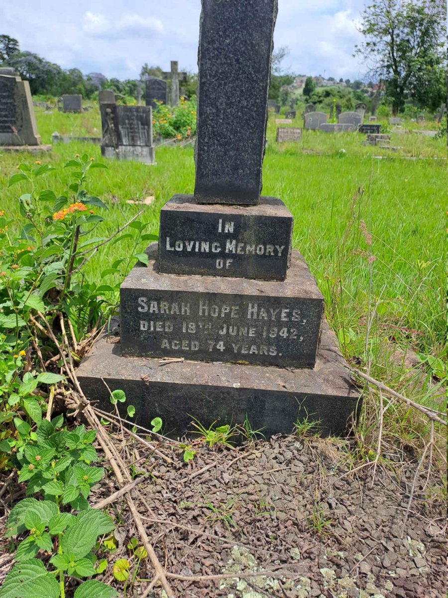 HAYES Sarah Hope -1942