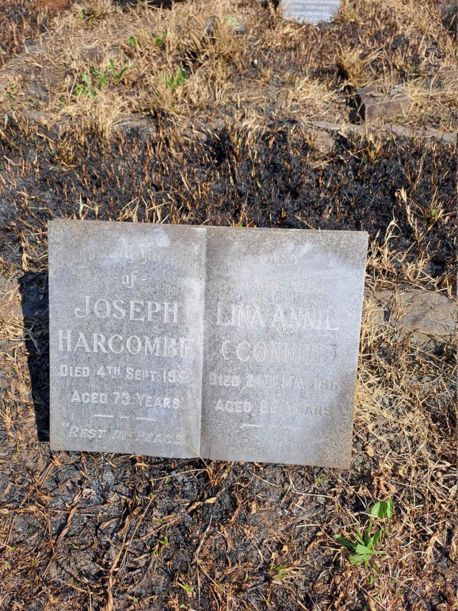 HARCOMBE Joseph -1951 & Lina Annie -1964