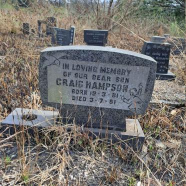 HAMPSON Craig 1981-1981