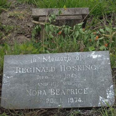 HOSKING Reginald -1946 & Nora Beatrice -1974