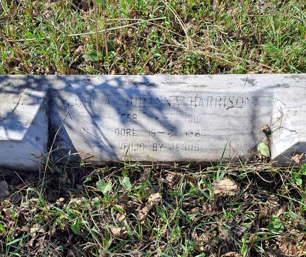 HARRISON Louisa Johanna1910-1985