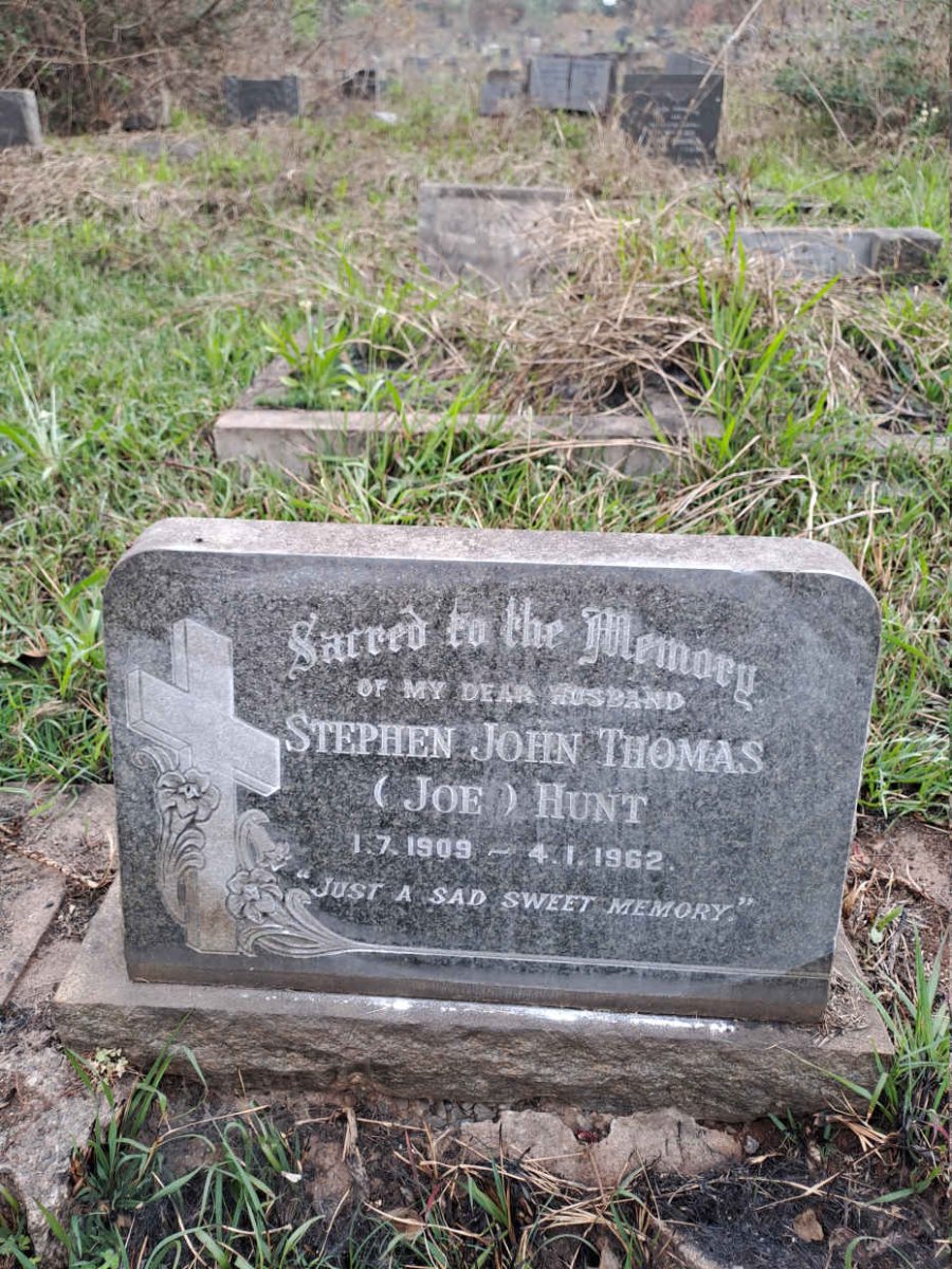 HUNT Stephen John Thomas 1909-1962