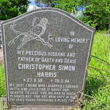 HARRIS Christopher Simon 1958-1994