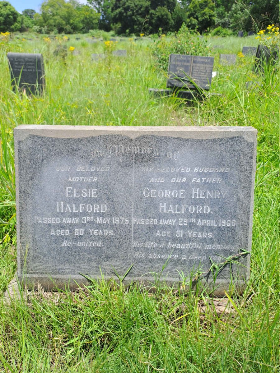 HALFORD George Henry -1966 & Elsie -1975