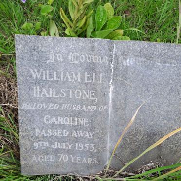 HAILSTONE William Eli -1953