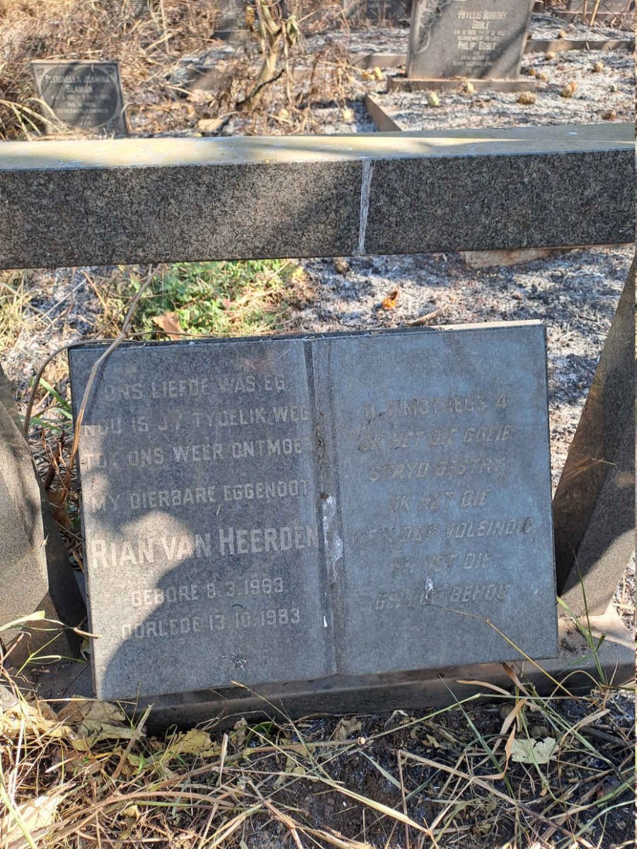 HEERDEN Rian, van 1963-1983