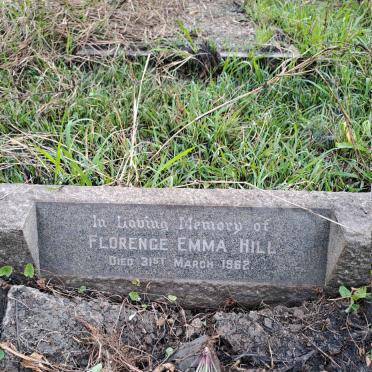 HILL Florence Emma -1962