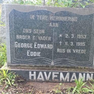 HAVEMANN George Edward 1953-1995