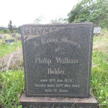 HOLDER Philip William 1879-1949