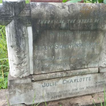 INSKIPP Percy Sidney -1941 & Julie Charlotte -1957