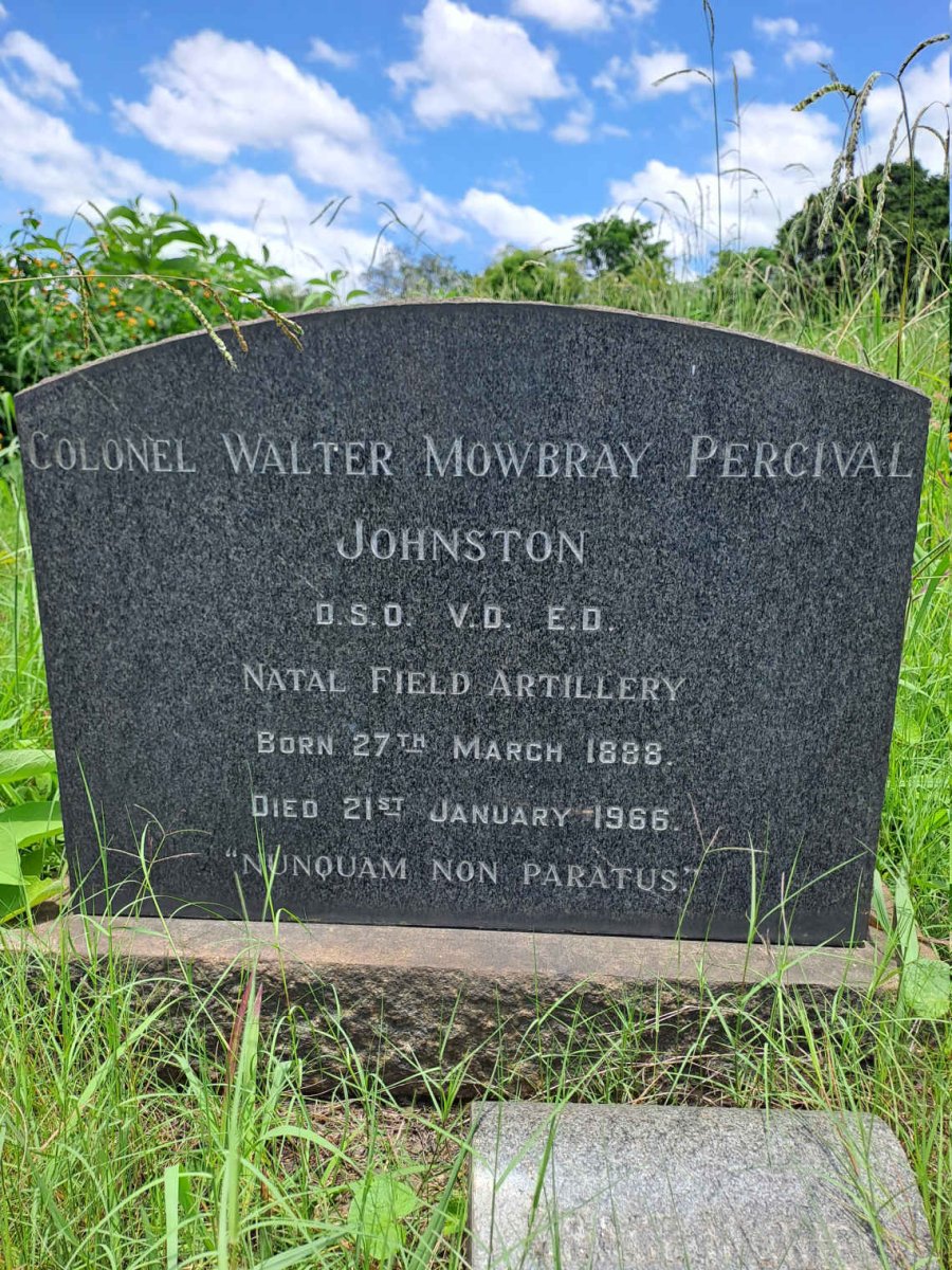 JOHNSTON Walter Mowbray Percival 1888-1966