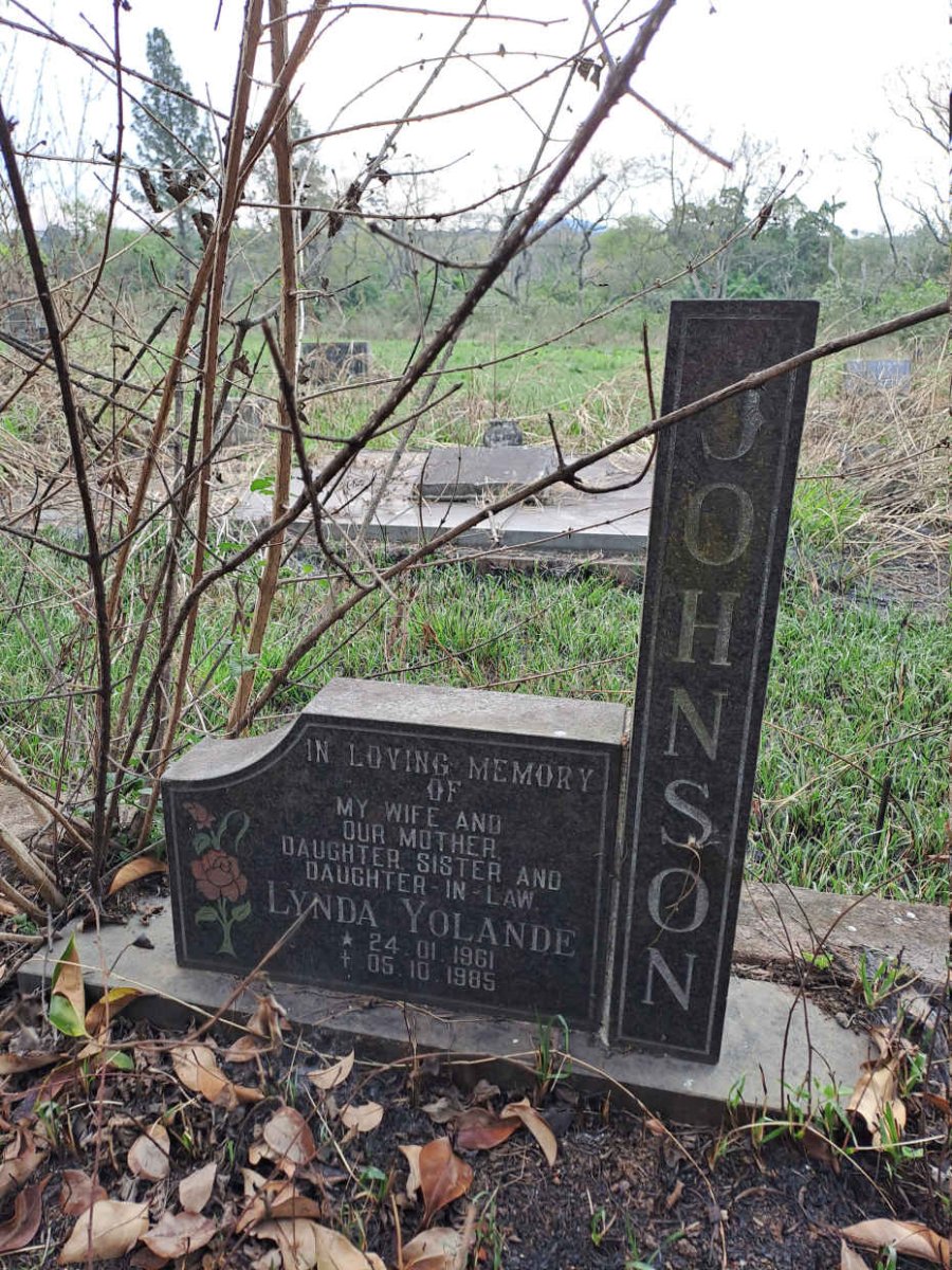 JOHNSON Lynda Yolande 1961-1985