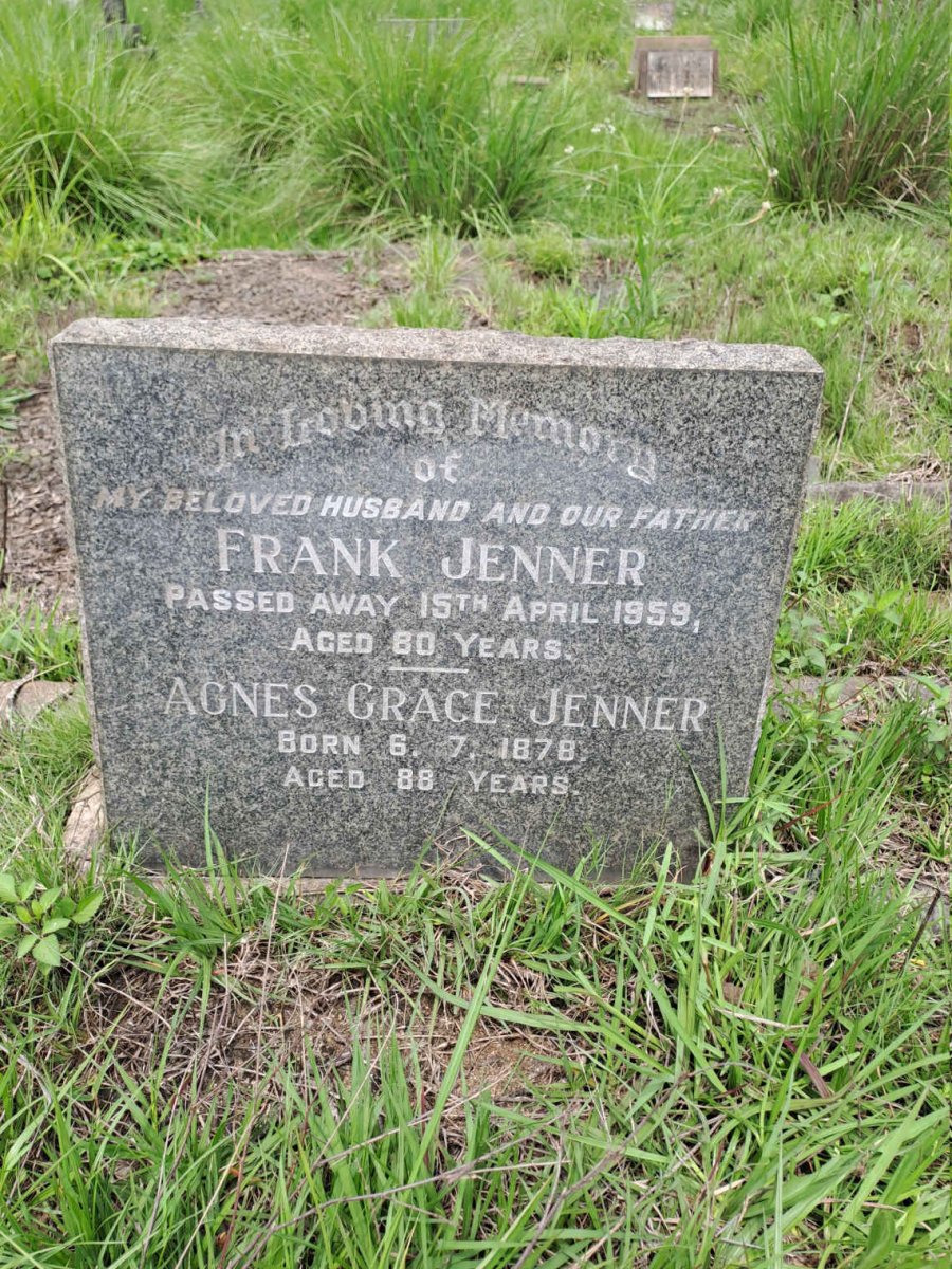 JENNER Frank -1959 & Agnes Grace 1878-