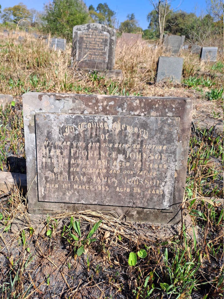 JOHNSON William James -1955 & Mary Florence -1951