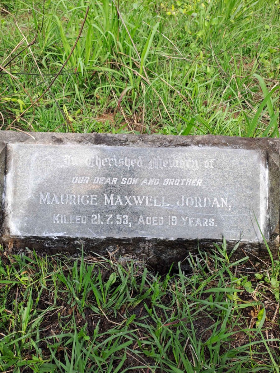 JORDAN Maurice Maxwell -1953