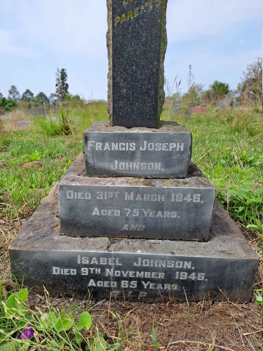 JOHNSON Francis Joseph -1946 & Isabel -1946
