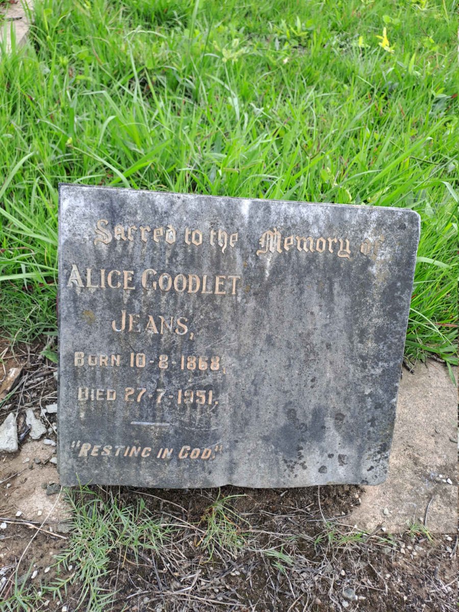 JEANS Alice Goodlet 1868-1951