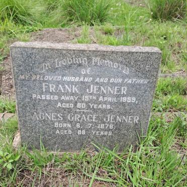 JENNER Frank -1959 & Agnes Grace 1878-