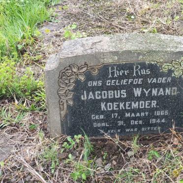 KOEKEMOER Jacobus Wynand 1865-1944