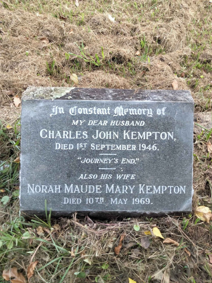 KEMPTON Charles John -1946 & Norah Maude Mary -1969
