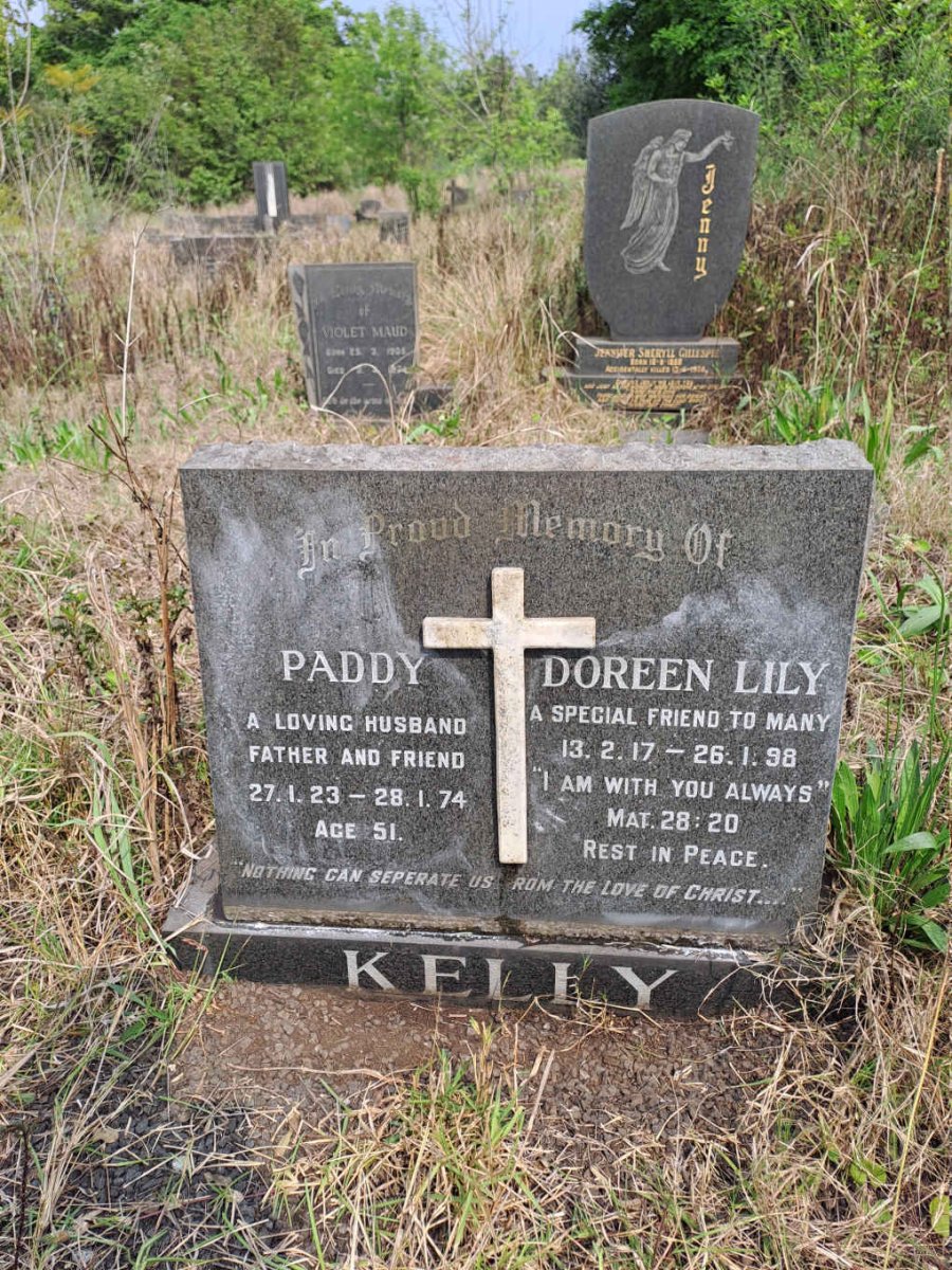 KELLY Paddy 1923-1974 :: KELLY Doreen Lily 1917-1998