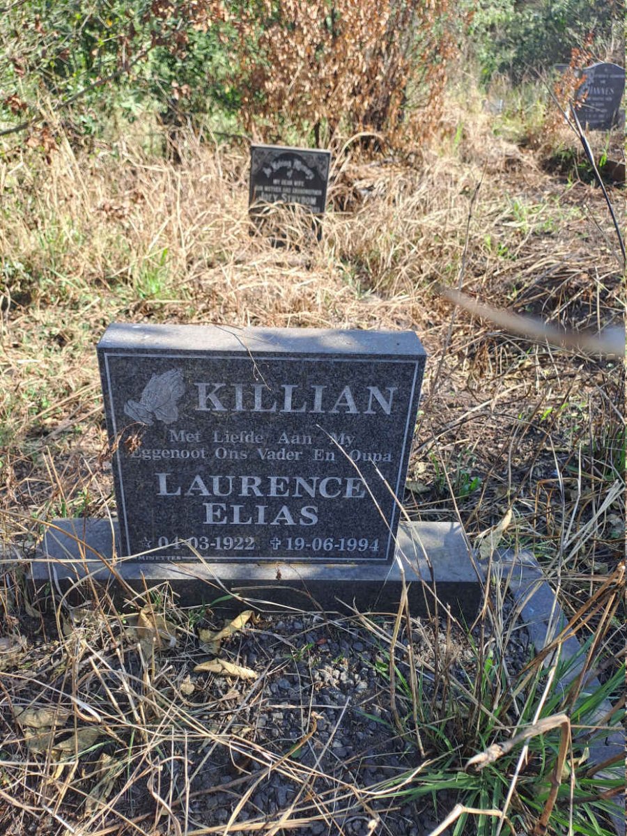 KILLIAN Laurence Elias 1922-1994