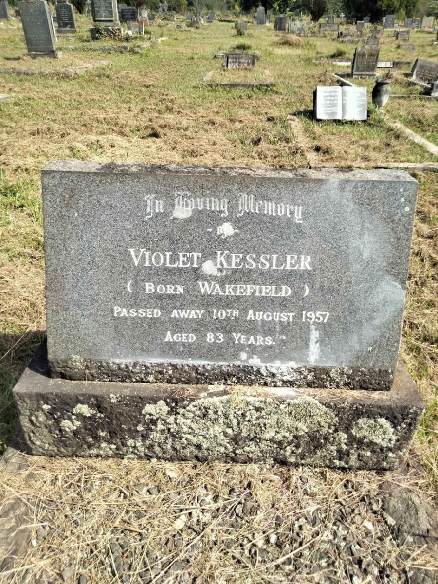 KESSLER Violet nee WAKEFIELD -1957
