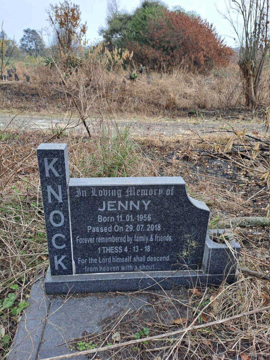 KNOCK Jenny 1956-2018