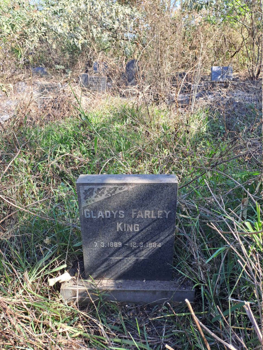 KING Gladys Farley 1889-1984