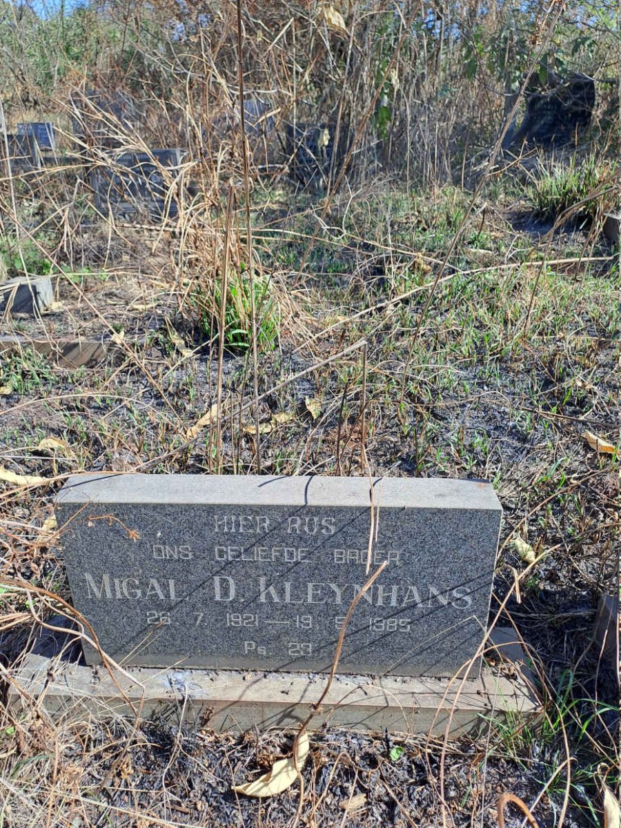 KLEYNHANS Migal D. 1921-1985