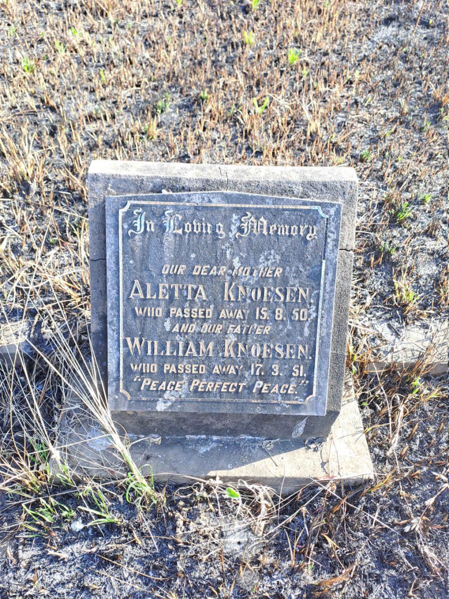 KNOESEN William -1951 & Aletta -1950