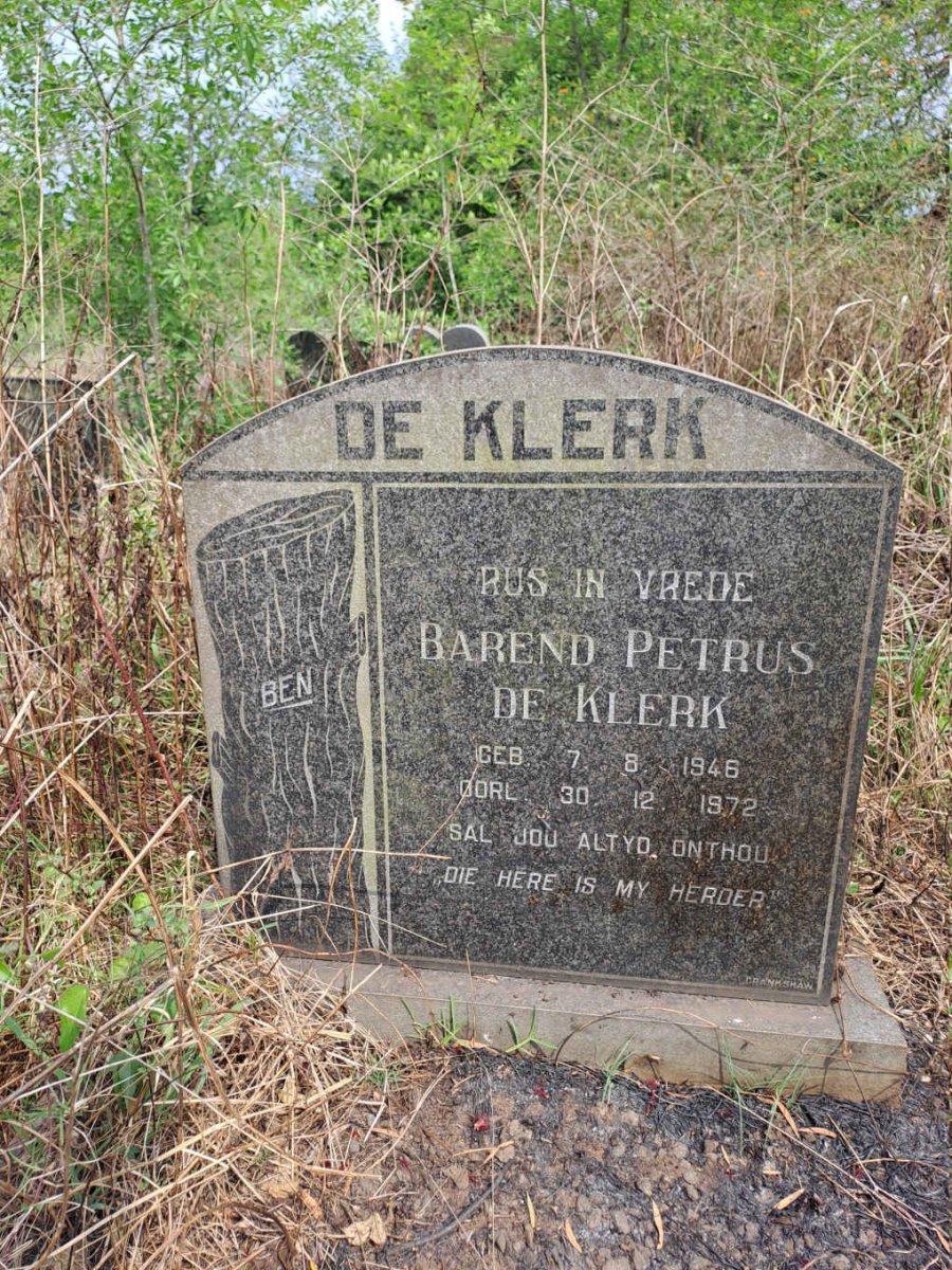 KLERK Barend Petrus, de 1946-1972