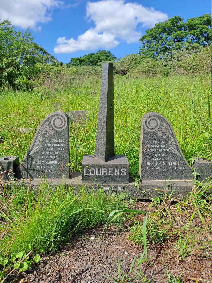 LOURENS Willem Jacobus 1910-1980 & Hester Susanna 1914-1988