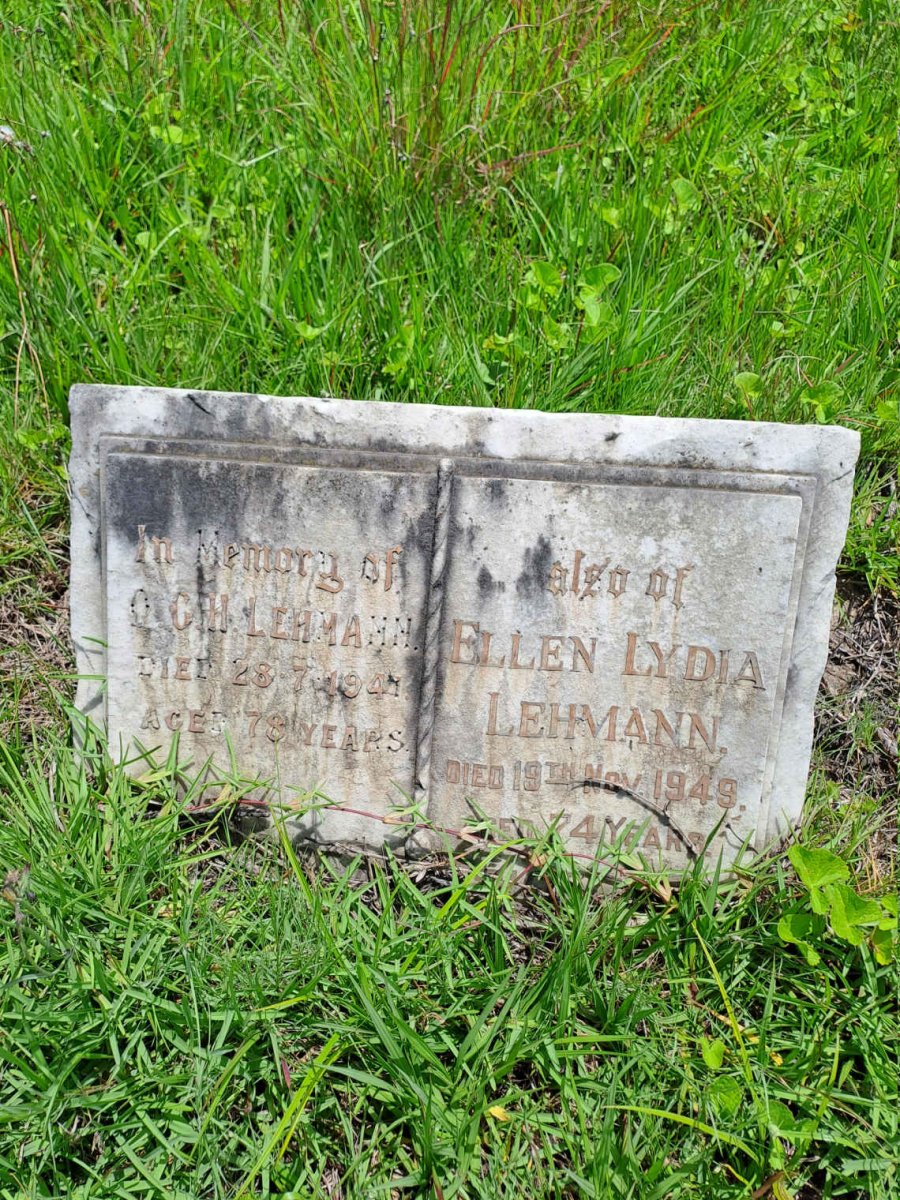 LEHMANN O.C.H. -1941 & Ellen Lydia -1949