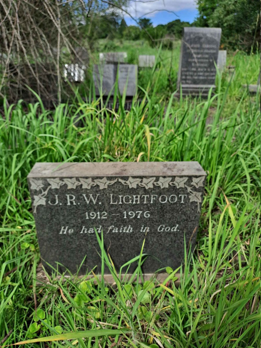 LIGHTFOOT J.R.W. 1912-1976