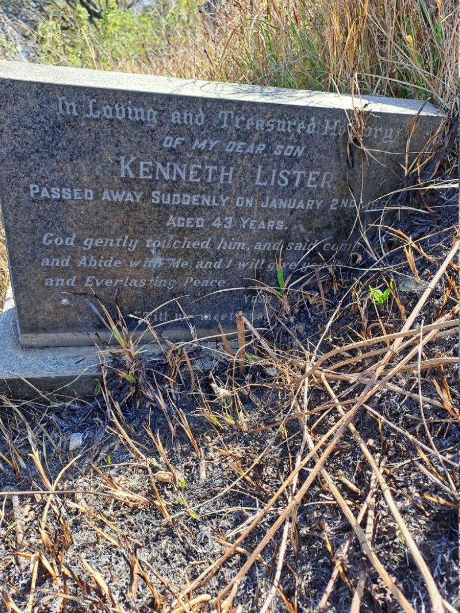 LISTER Kenneth -19?