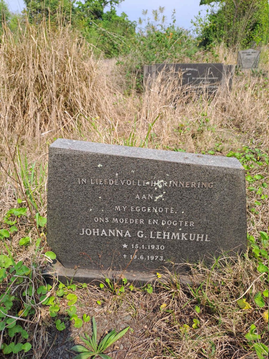 LEHMKUHL Johanna G. 1930-1973