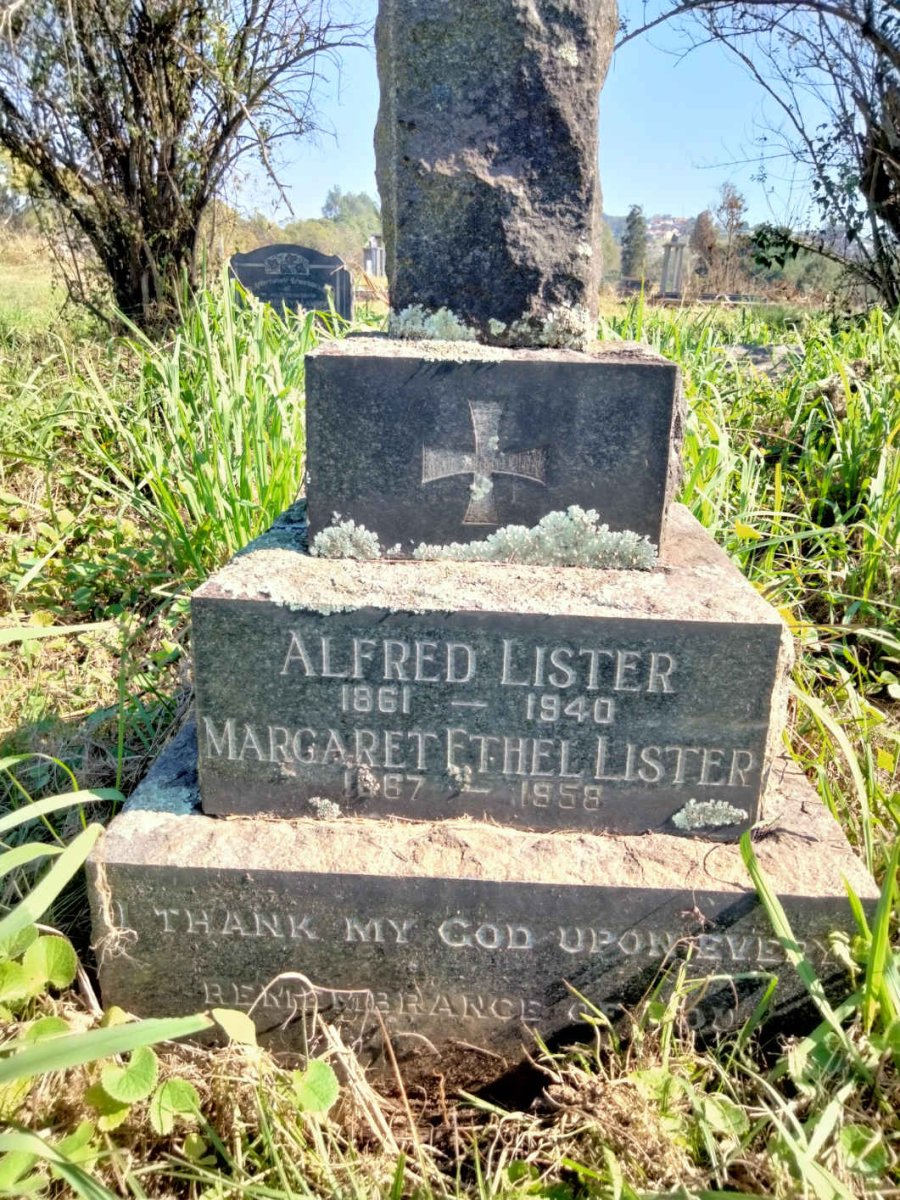 LISTER Alfred 1861-1940 & Margaret Ethel 1867-1958