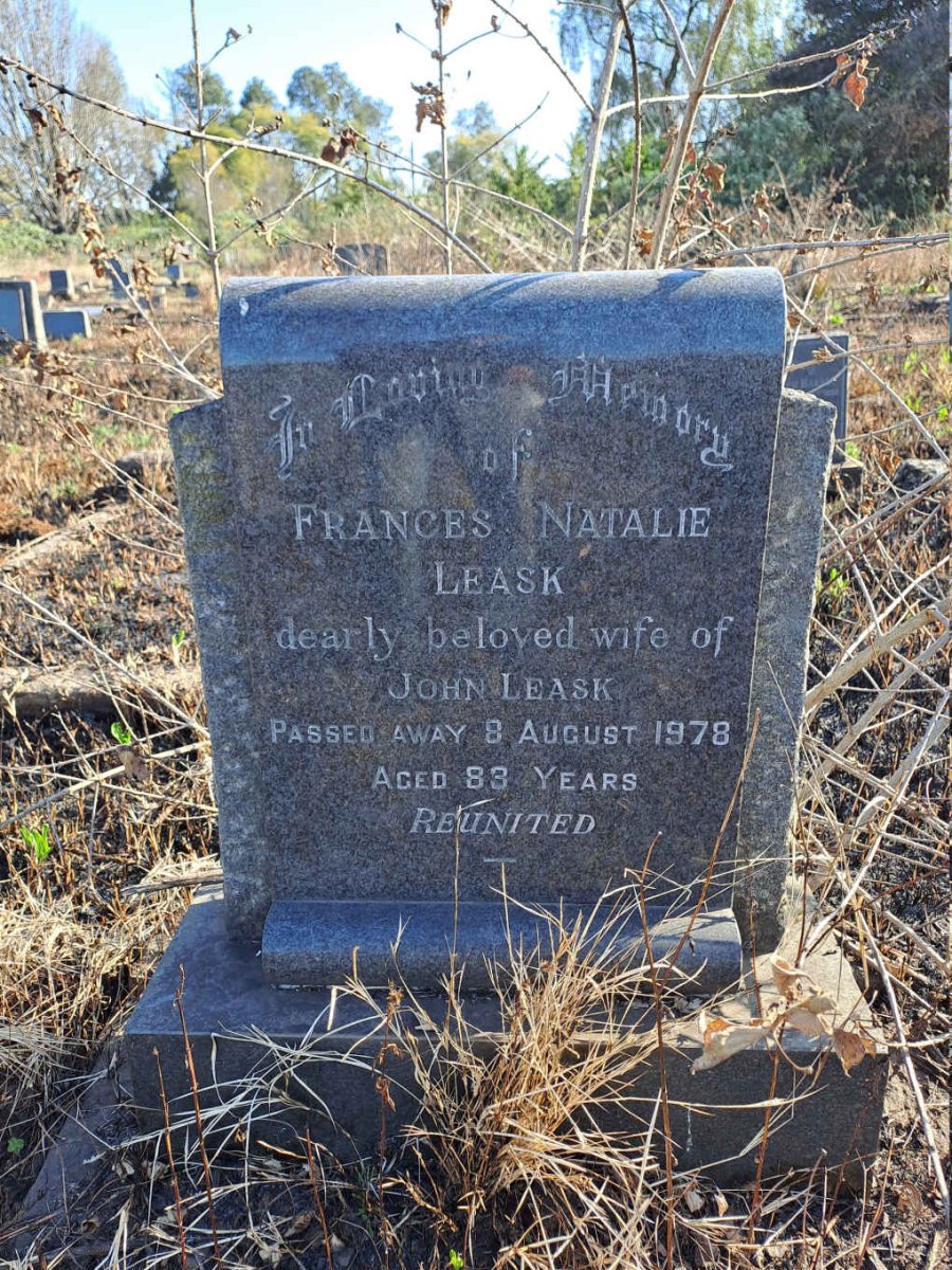 LEASK Frances Natalie -1978