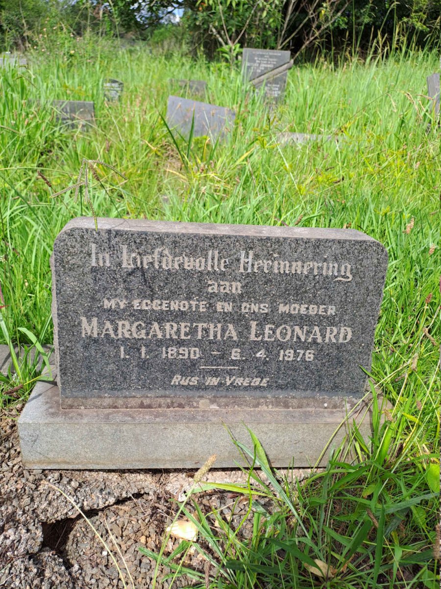 LEONARD Margaretha 1890-1976